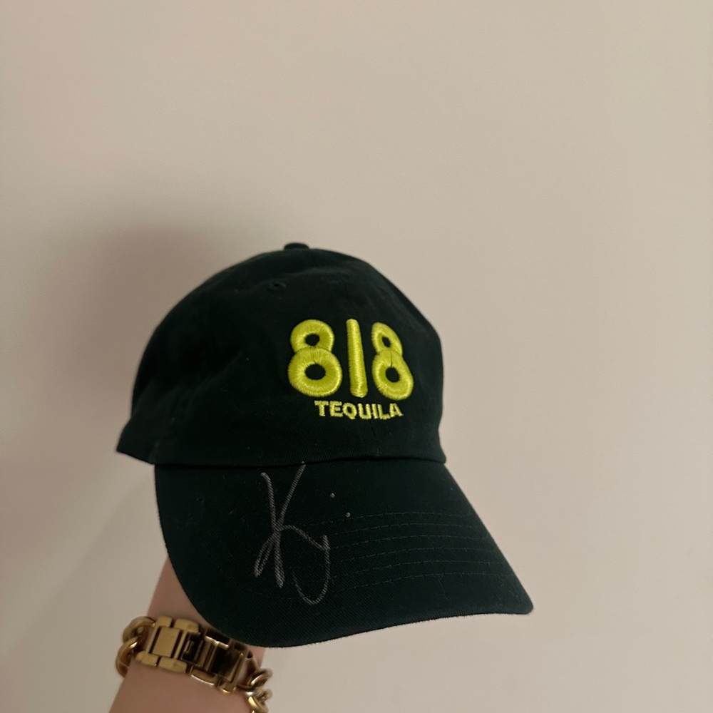 SIGNED 818 Tequila Hat Signed by Kendall Jenner Dark Green